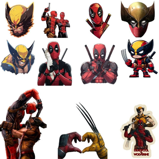 Deadpool x Wolverine Sticker Bundle