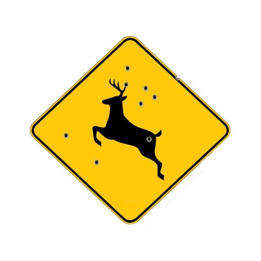 Deer Shooting Sign