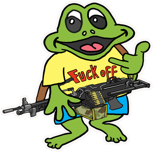 Art by Alts - Machine Gunner Frog